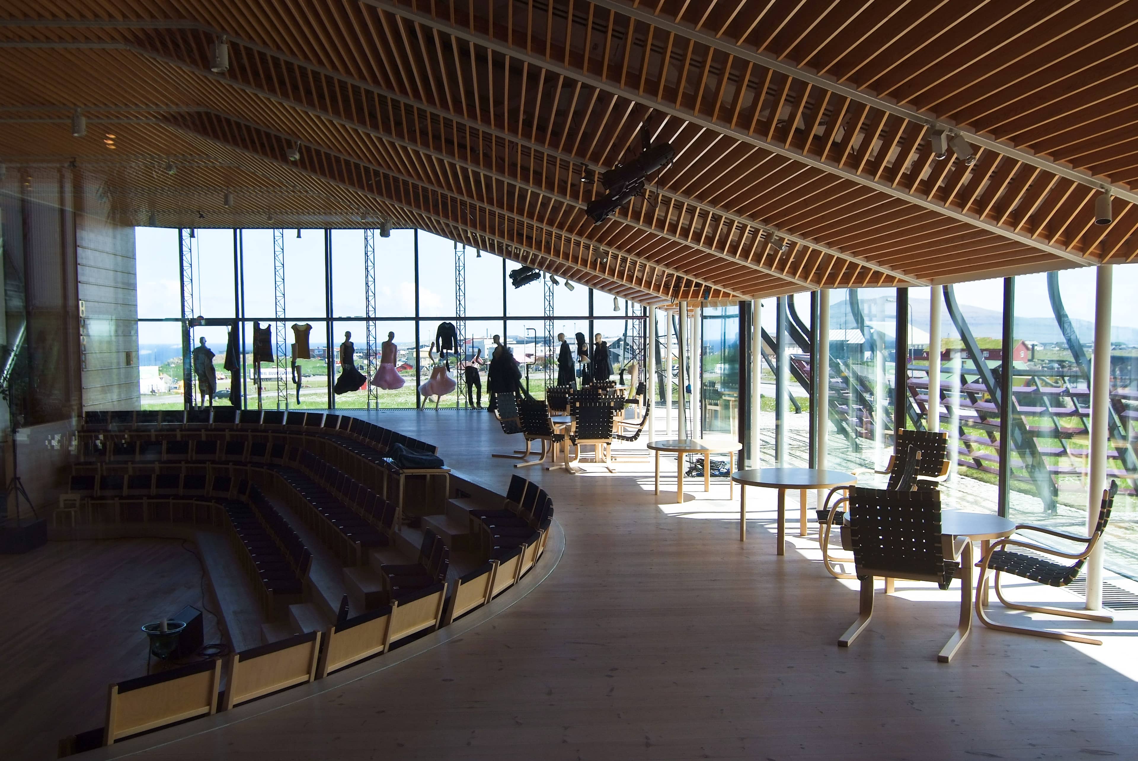 Glass-Walled Venue
