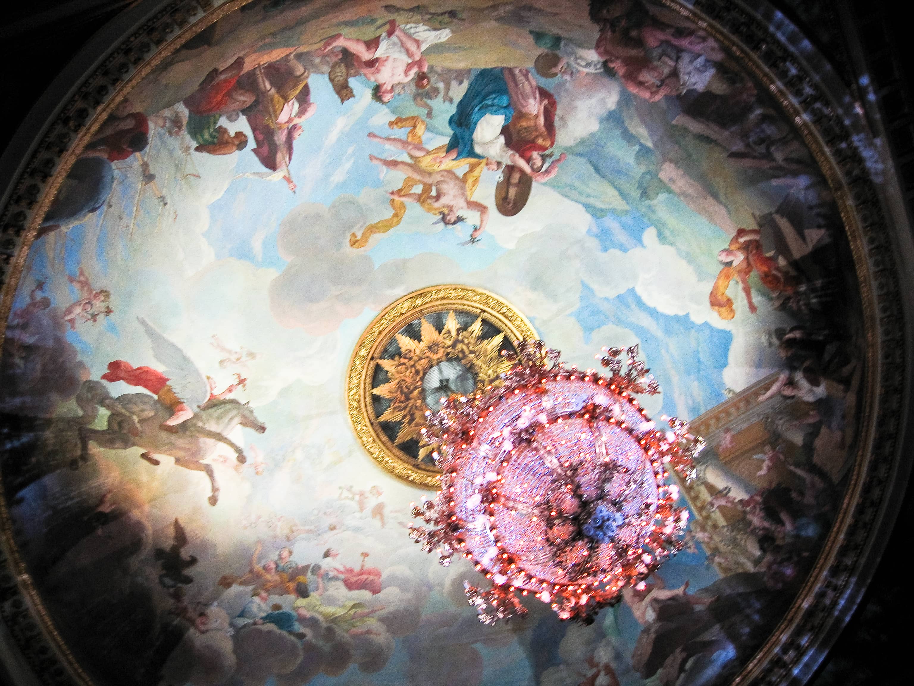 The Bar's Painted Ceiling