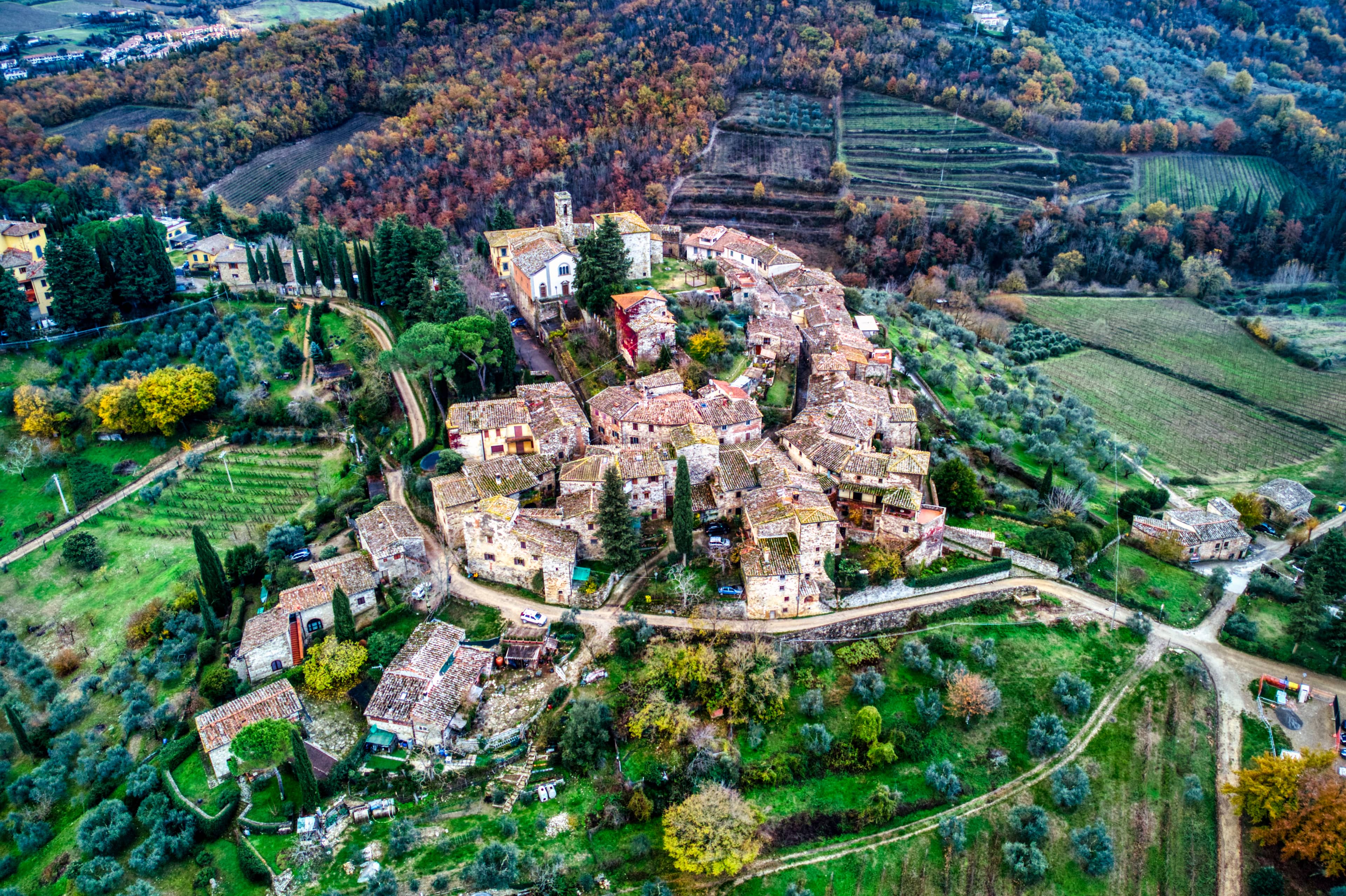 Montefioralle Village