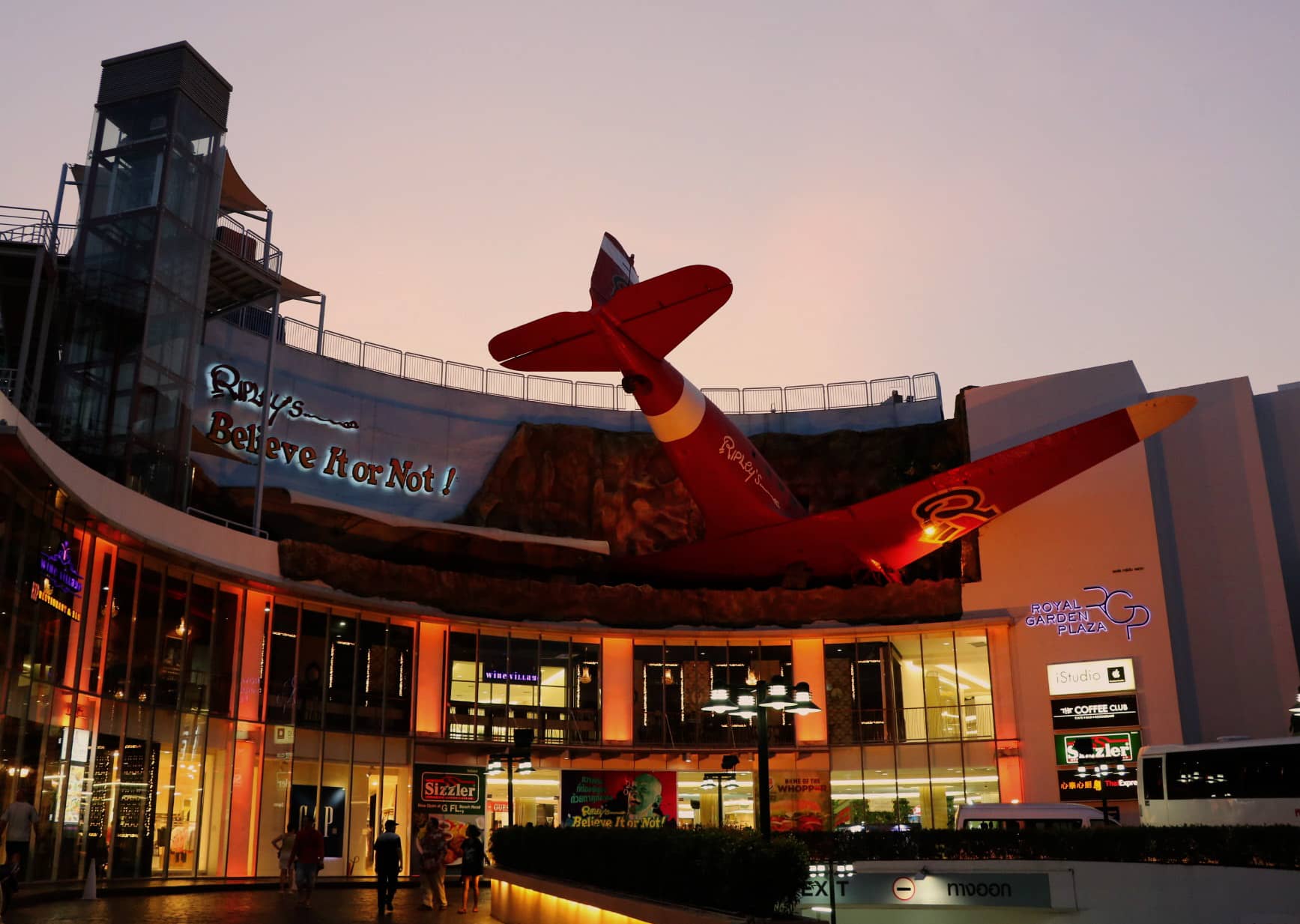 Iconic Red Airplane