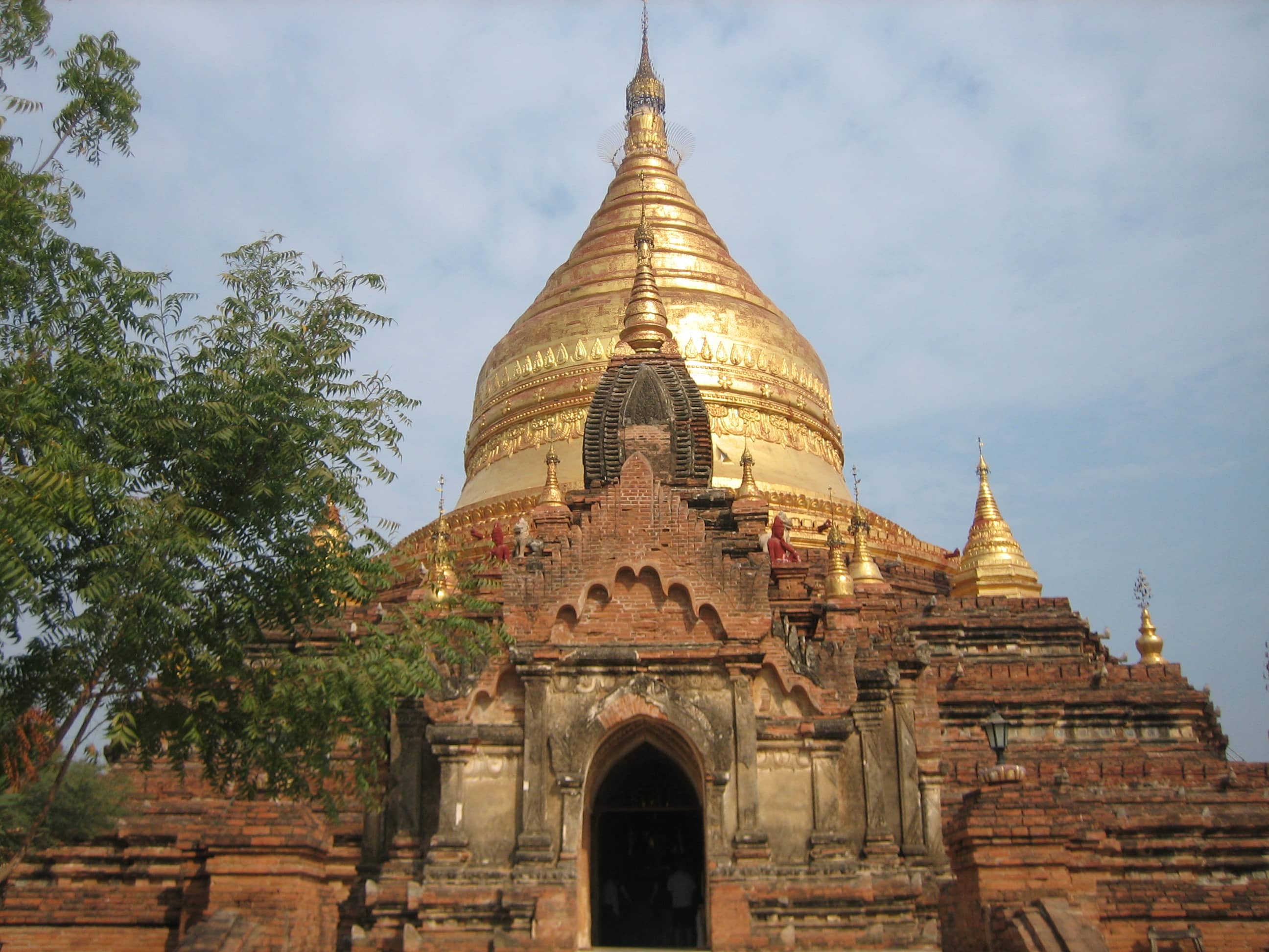 Bell-Shaped Golden Stupa