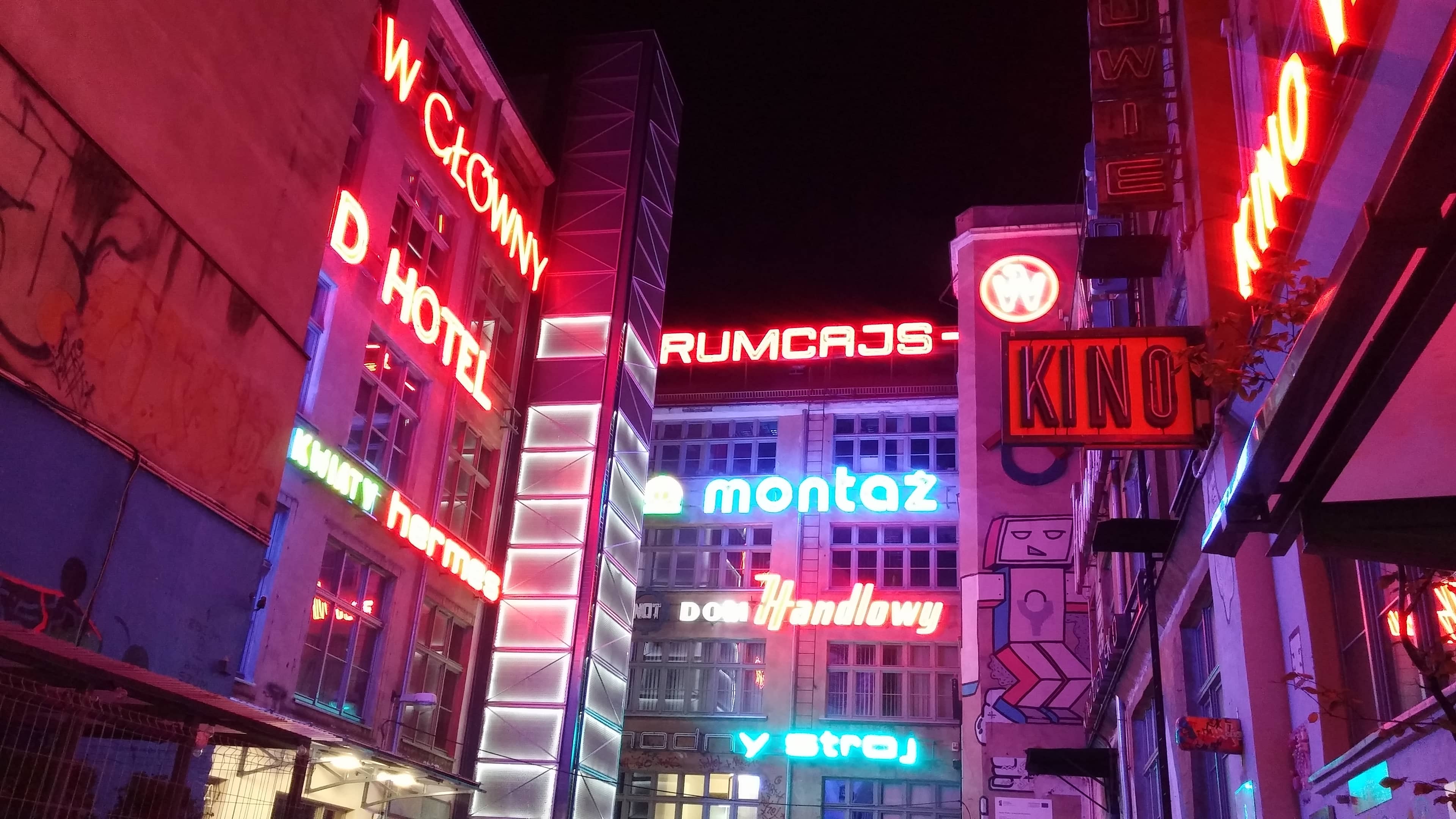 Evening Neon Lights