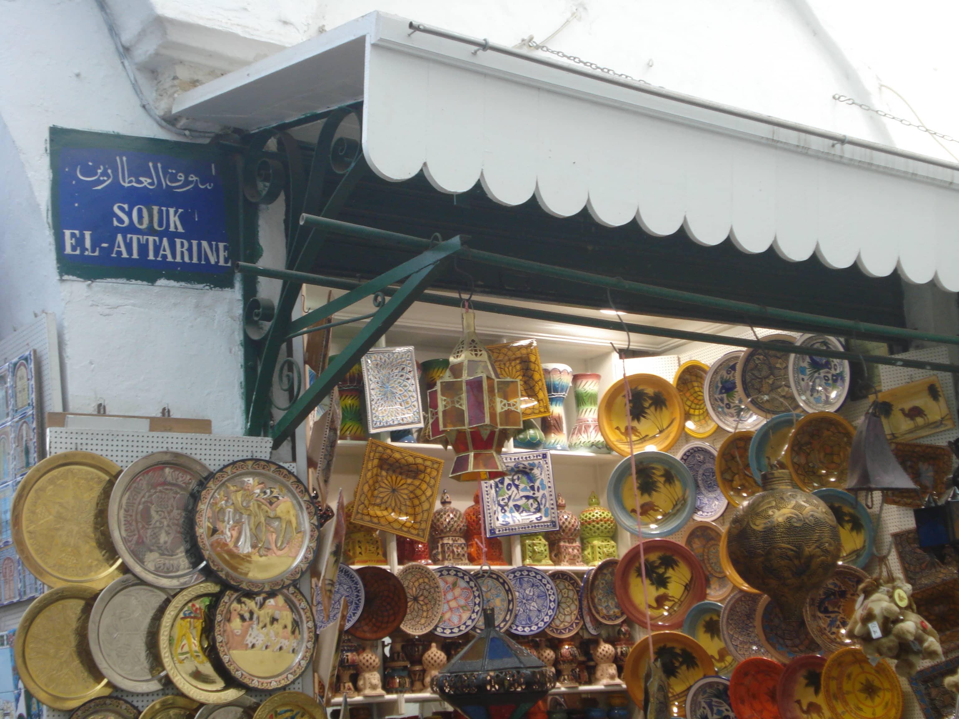 Lively Market Atmosphere