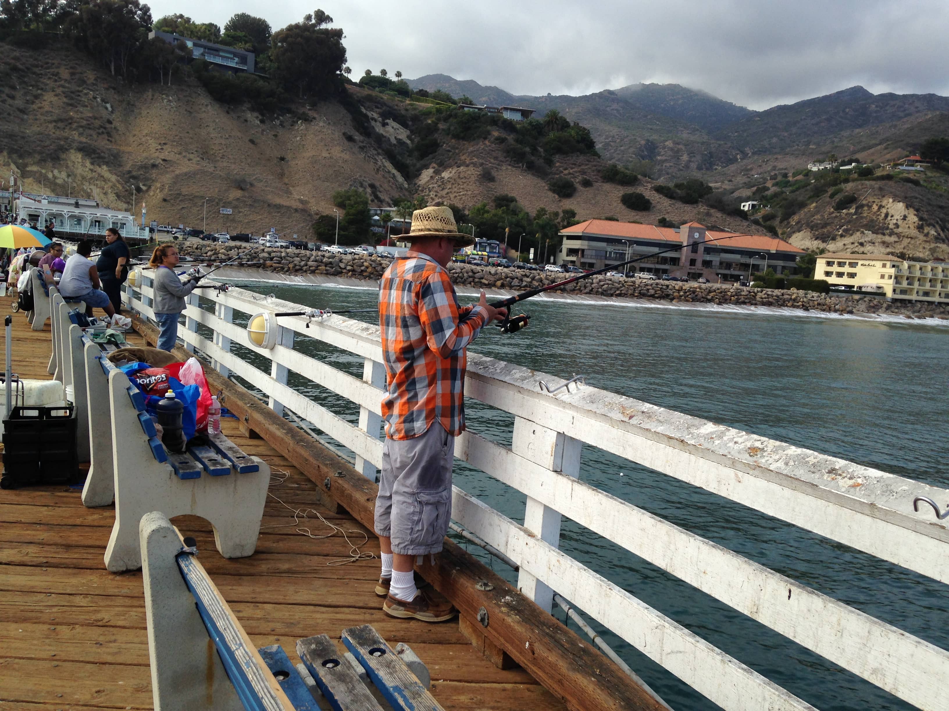 Fishing from the Pier