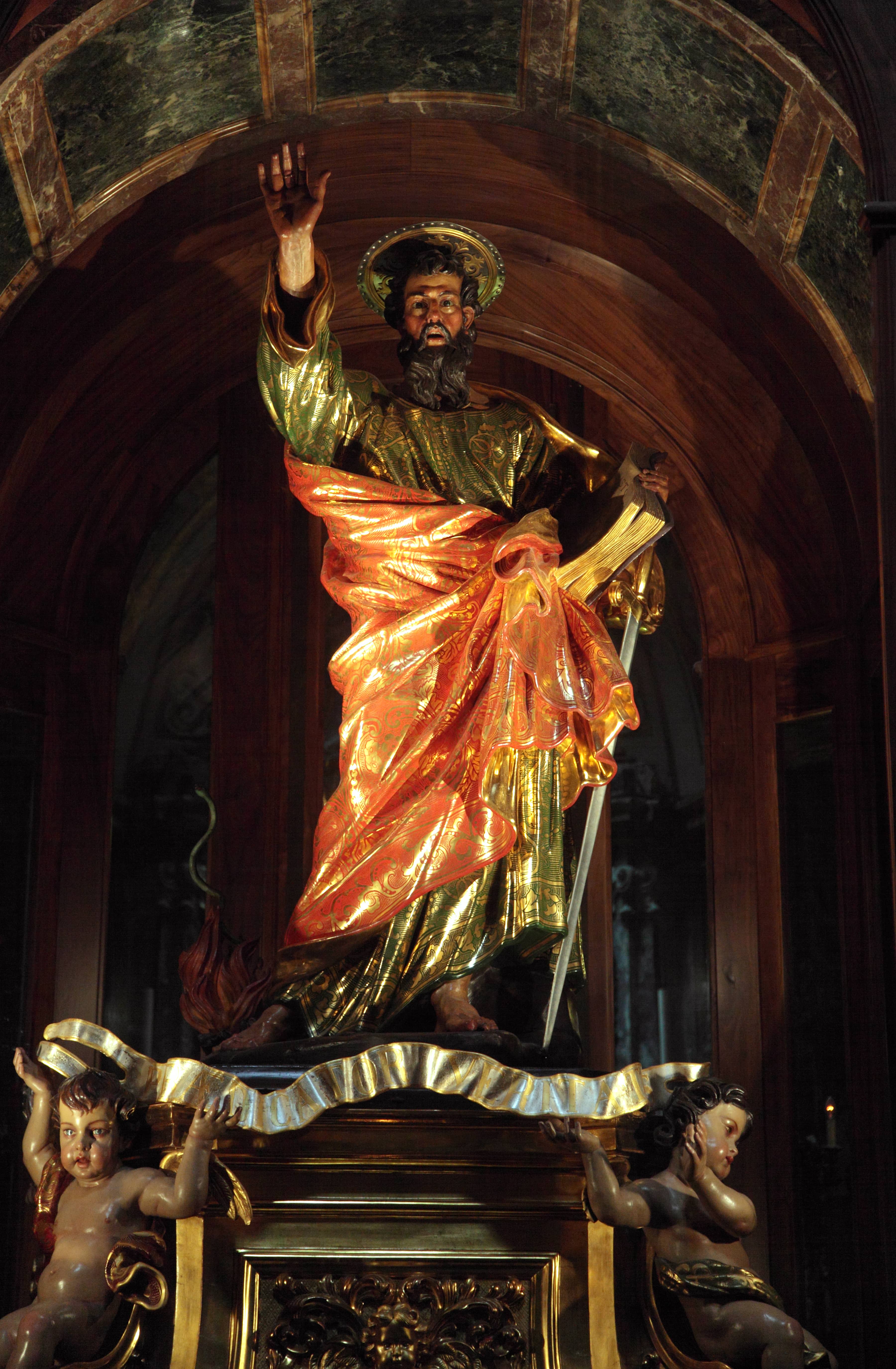 Wooden Statue of St. Paul