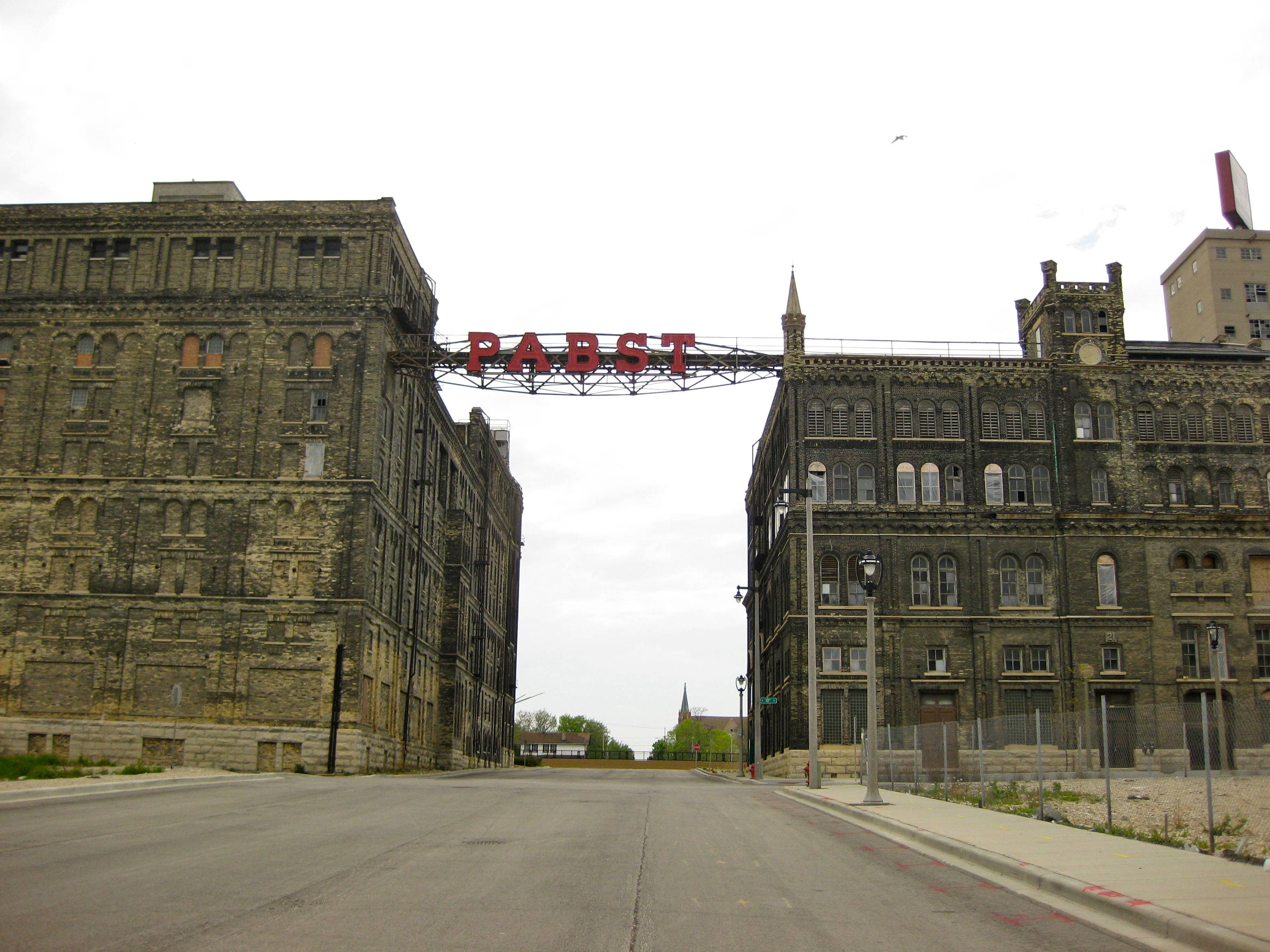 Pabst Sign Photo Op
