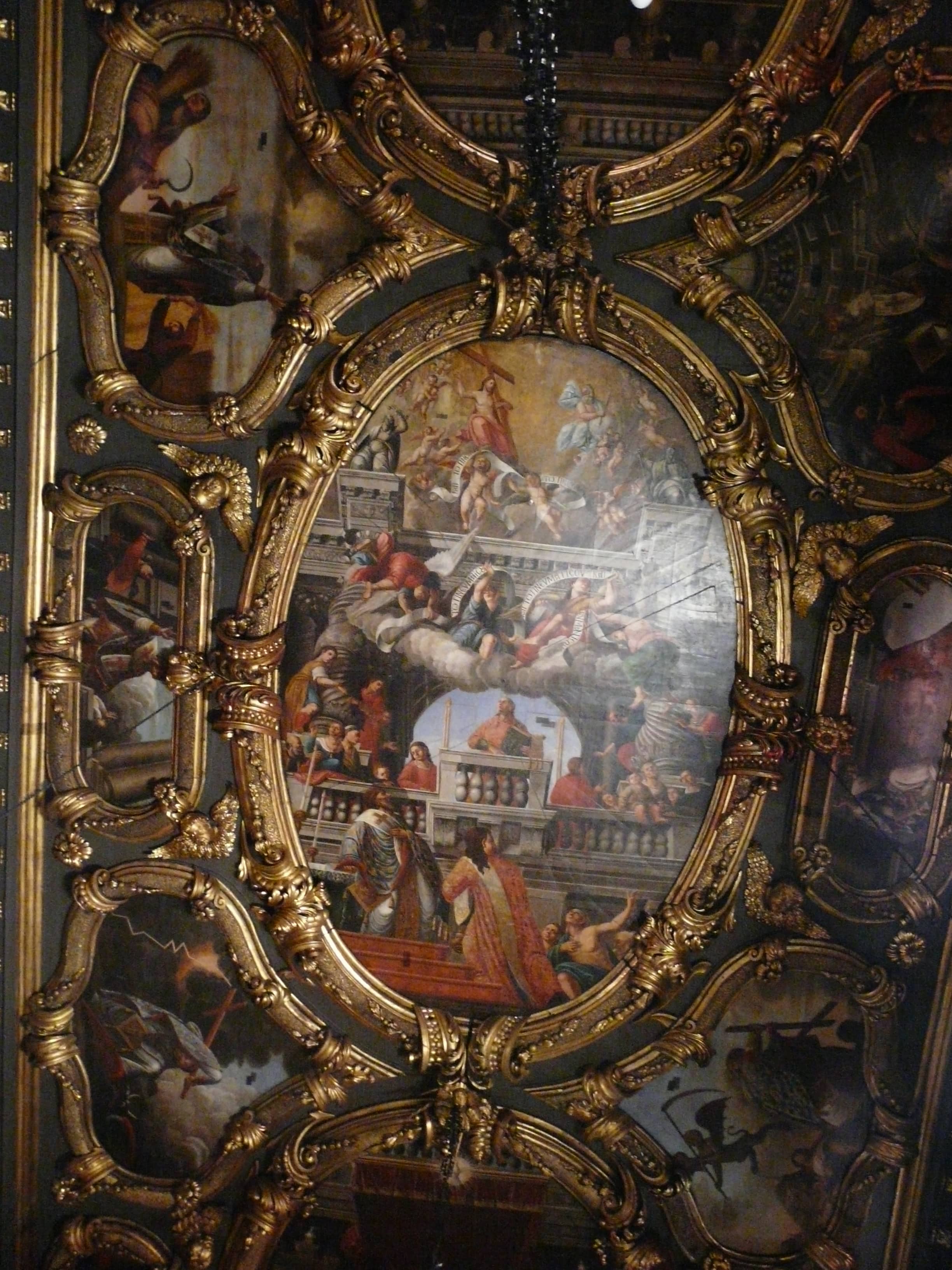 Gilded Ceiling & Frescoes