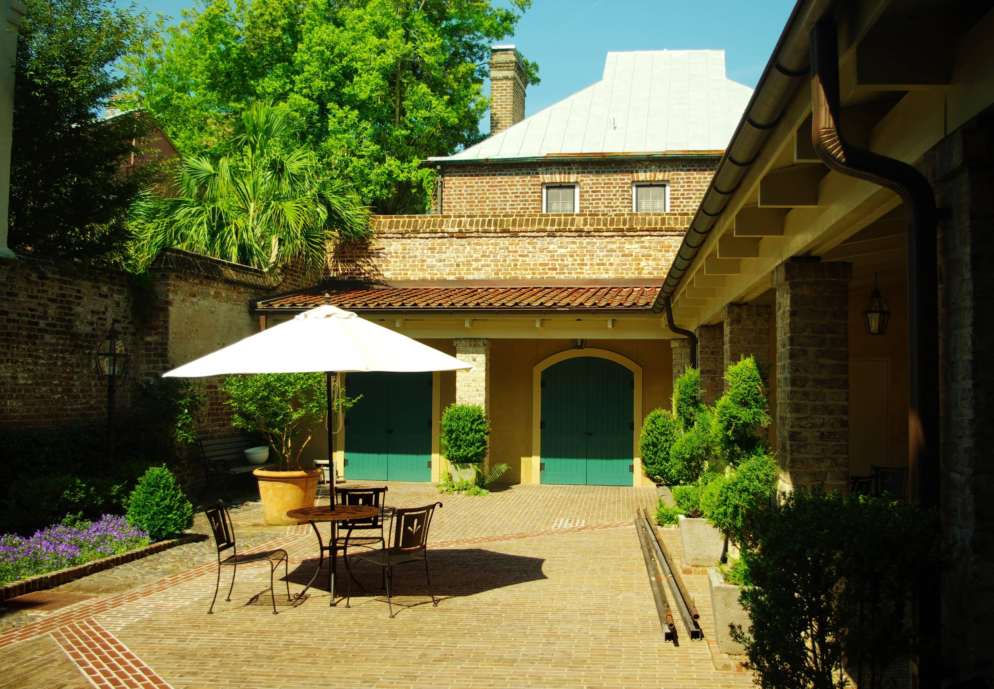 Cobblestone Courtyard