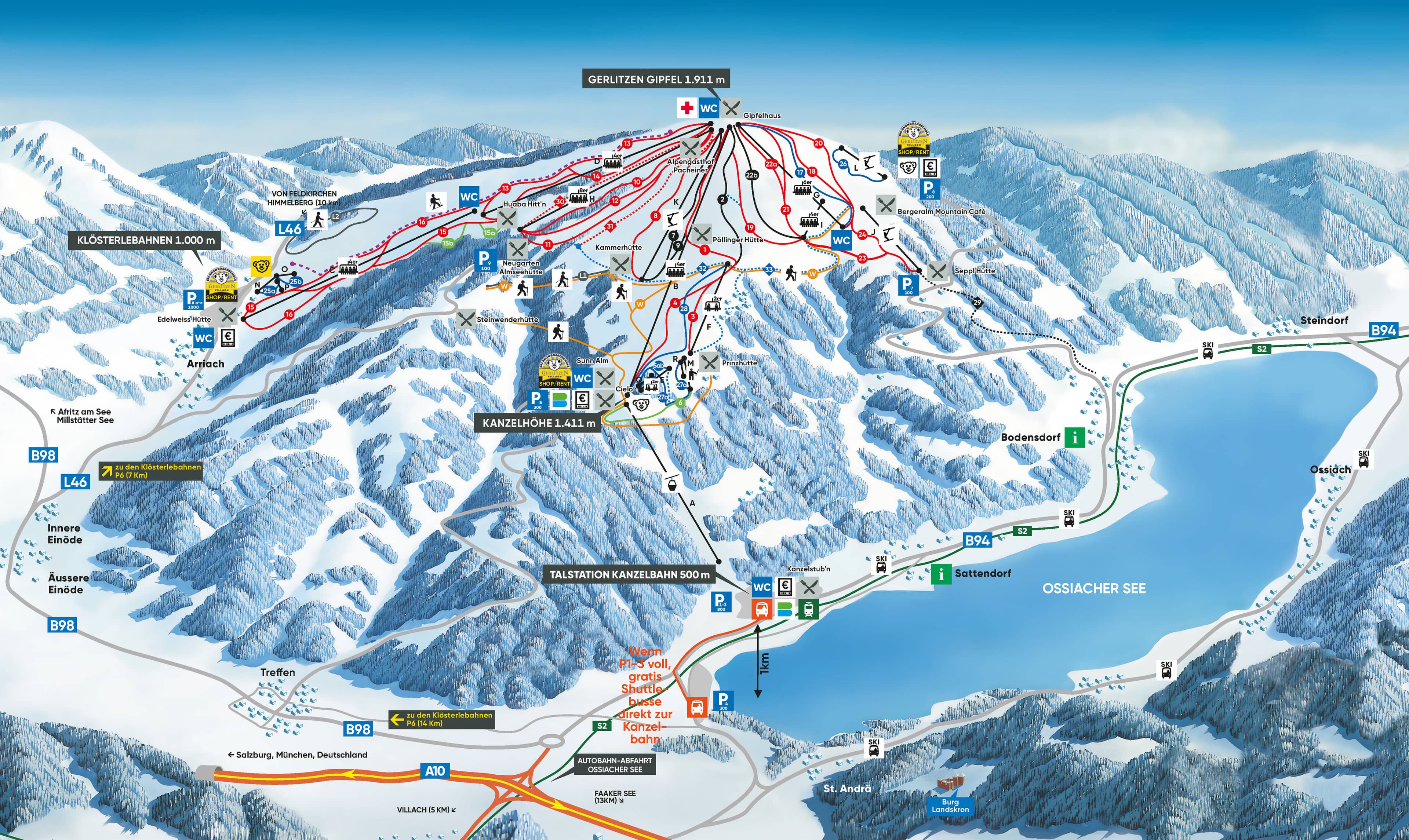 Klösterle Piste (Trail 8 & 9)