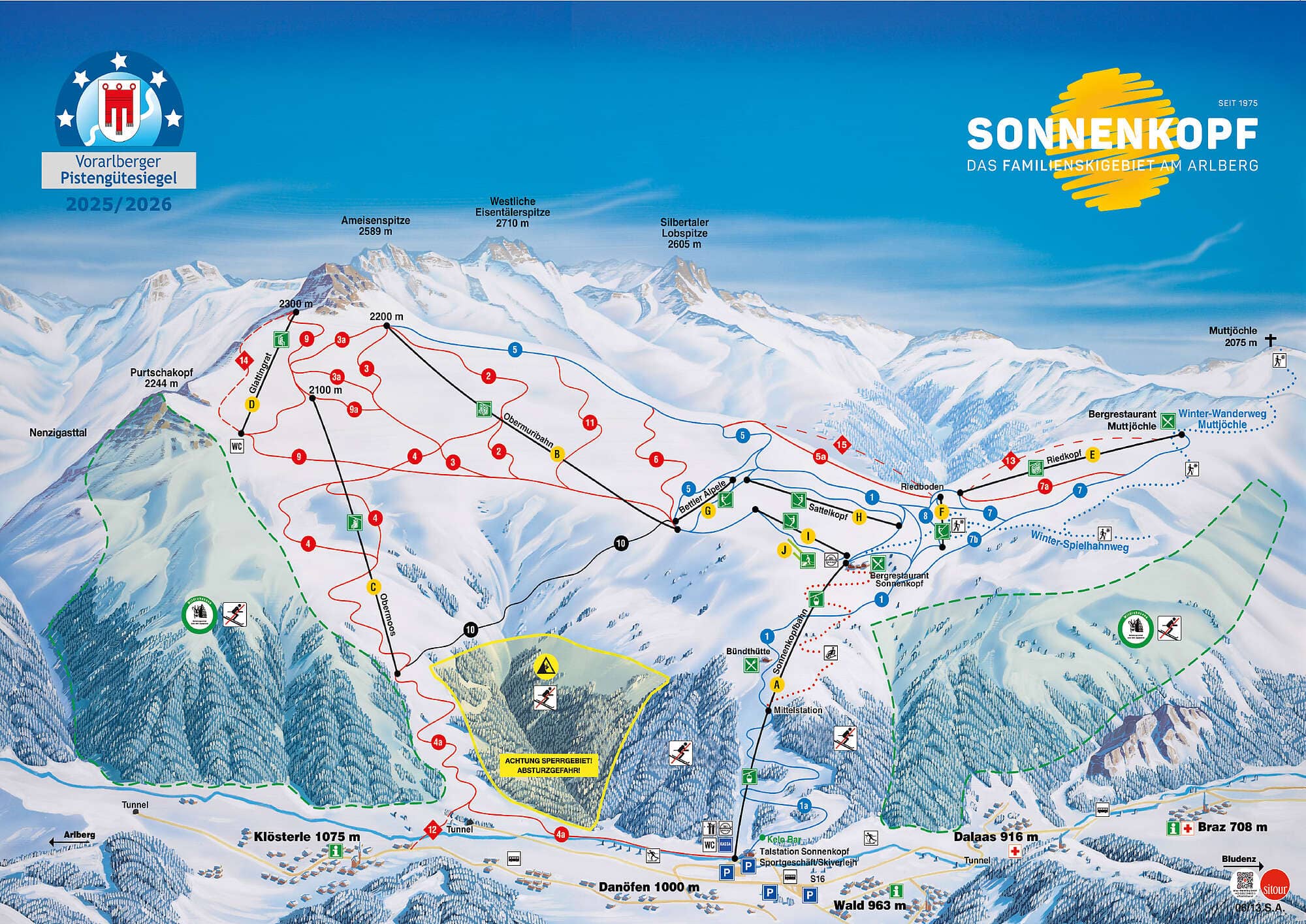 Diverse Ski Slopes