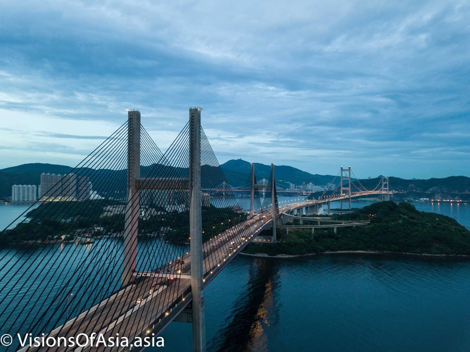 Kap Shui Mun Bridge Panorama