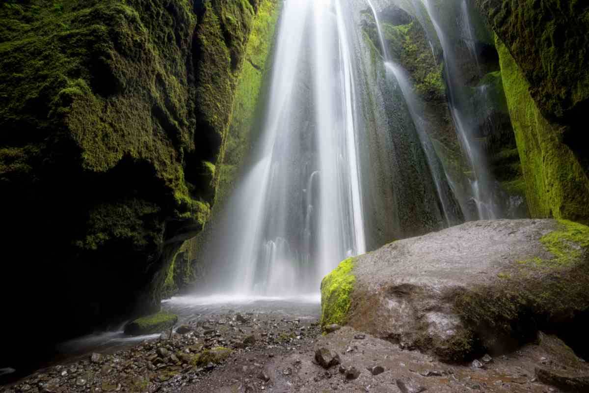 Mossy Cliff Walls