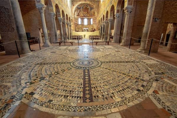 Mosaic and Tiled Floor