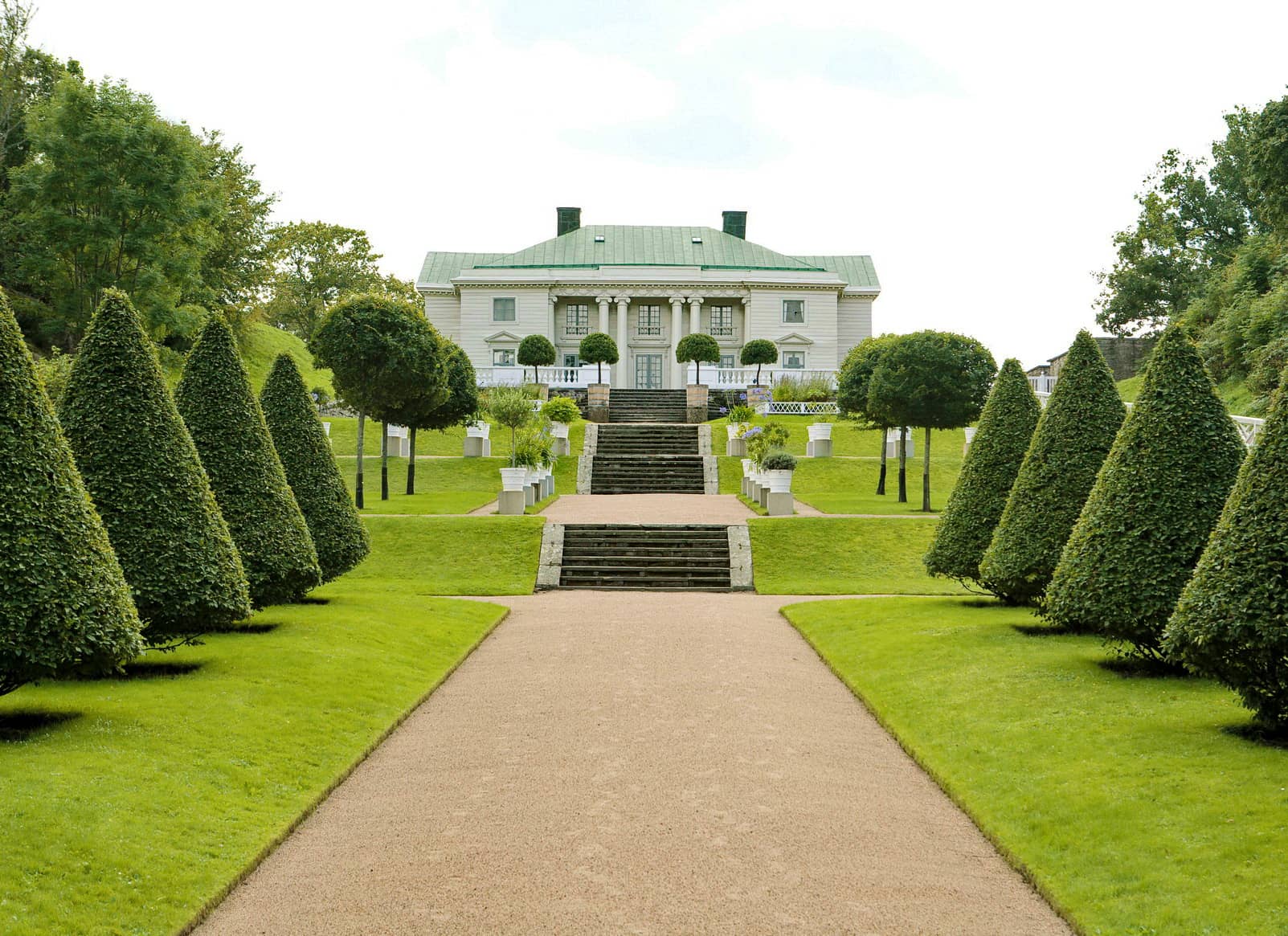 Lush Landscaped Gardens