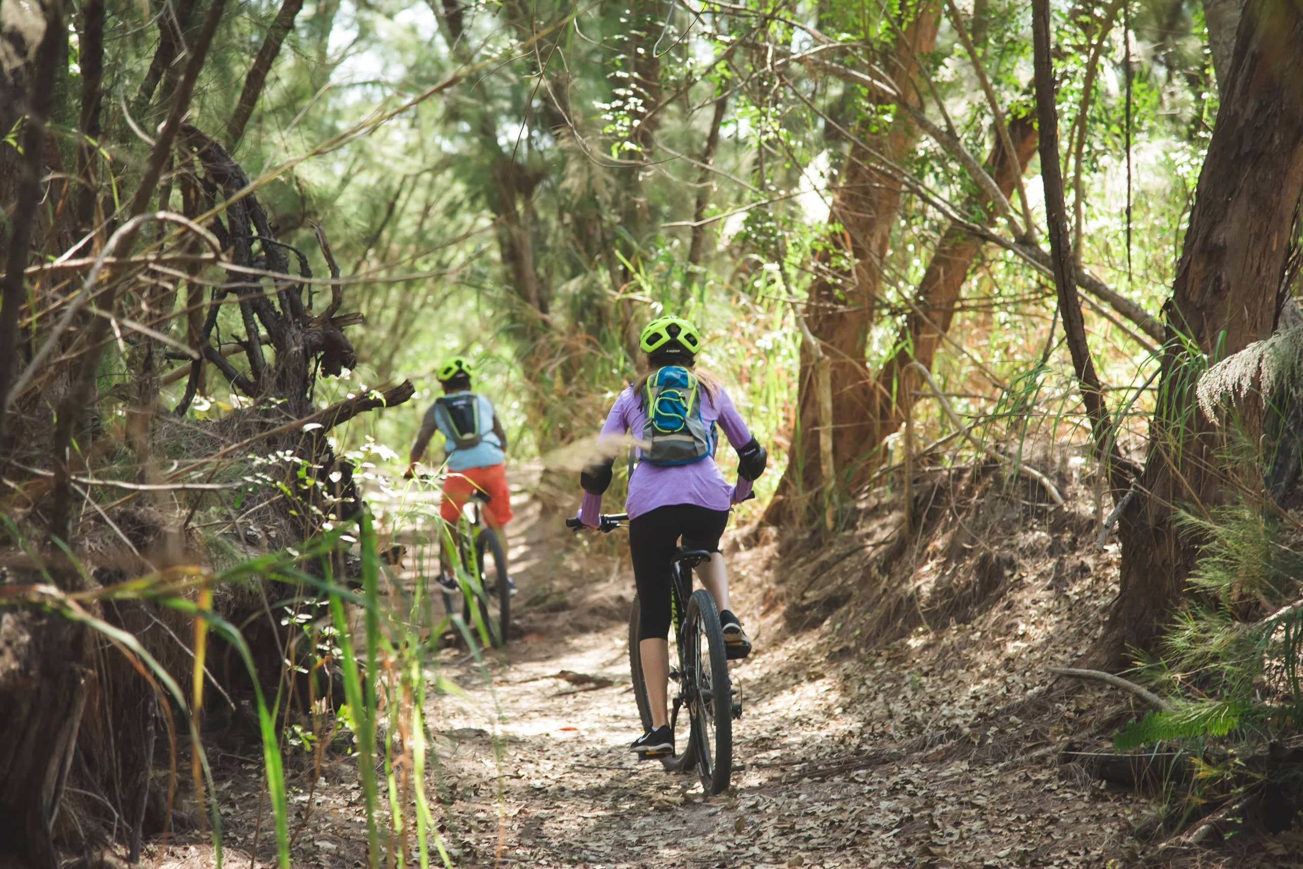Biking the Trails