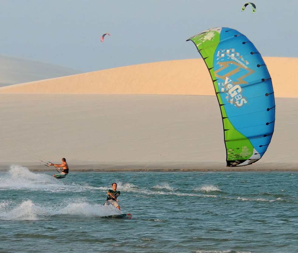 Kitesurfing and Windsurfing