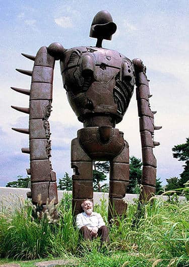 Rooftop Garden & Robot Soldier