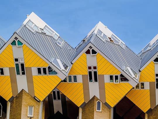 The Cube Houses Exterior