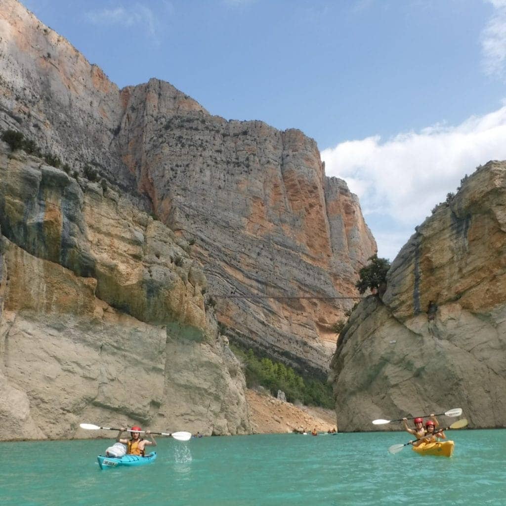 Kayaking on the River