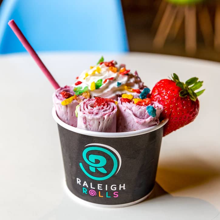 Rolled Ice Cream Creations