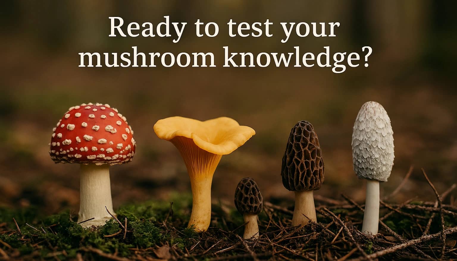 Interactive Mushroom Quiz