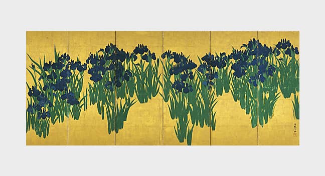 Ogata Korin's Irises