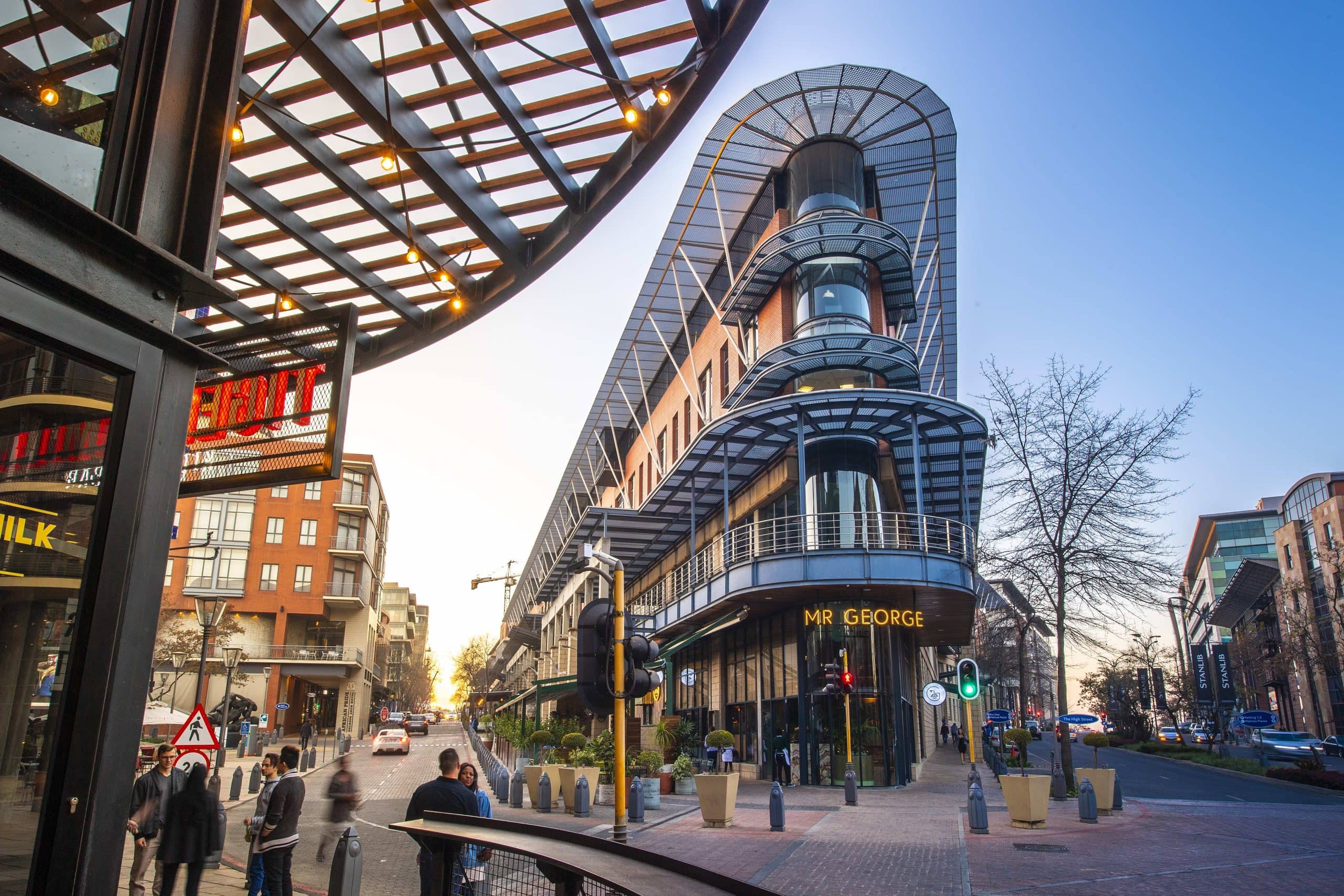 Melrose Arch's Pedestrian Precinct