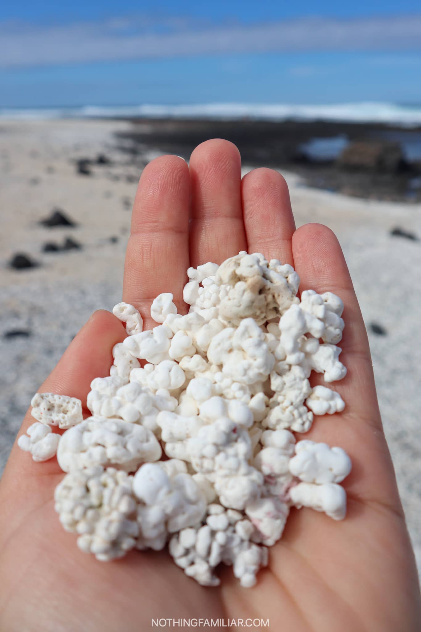 Unique 'Popcorn' Sand