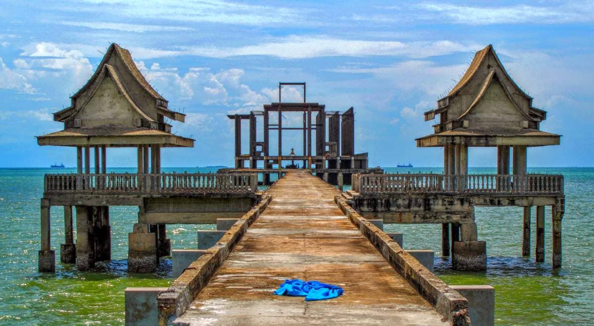 Wooden Temple Pier