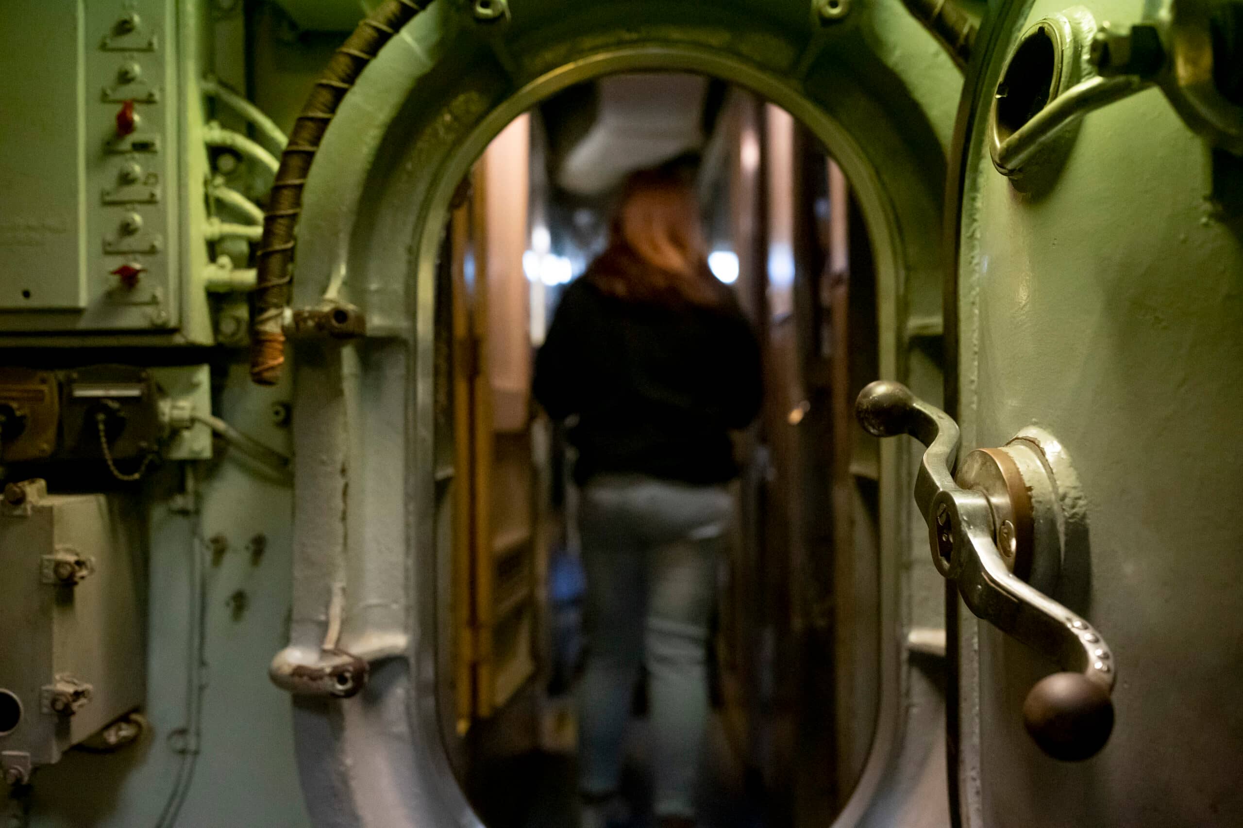 Submarine Becuna Interior
