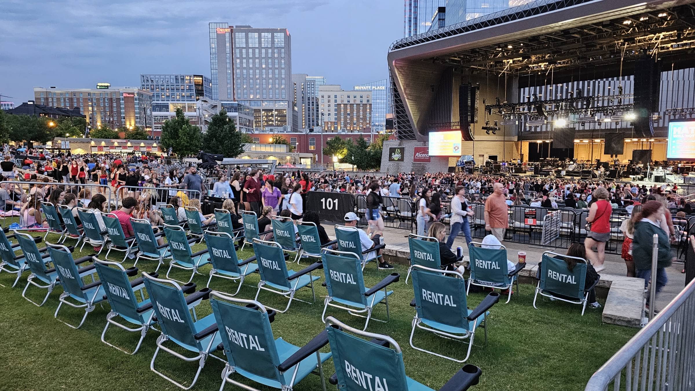 Lawn Seating Experience