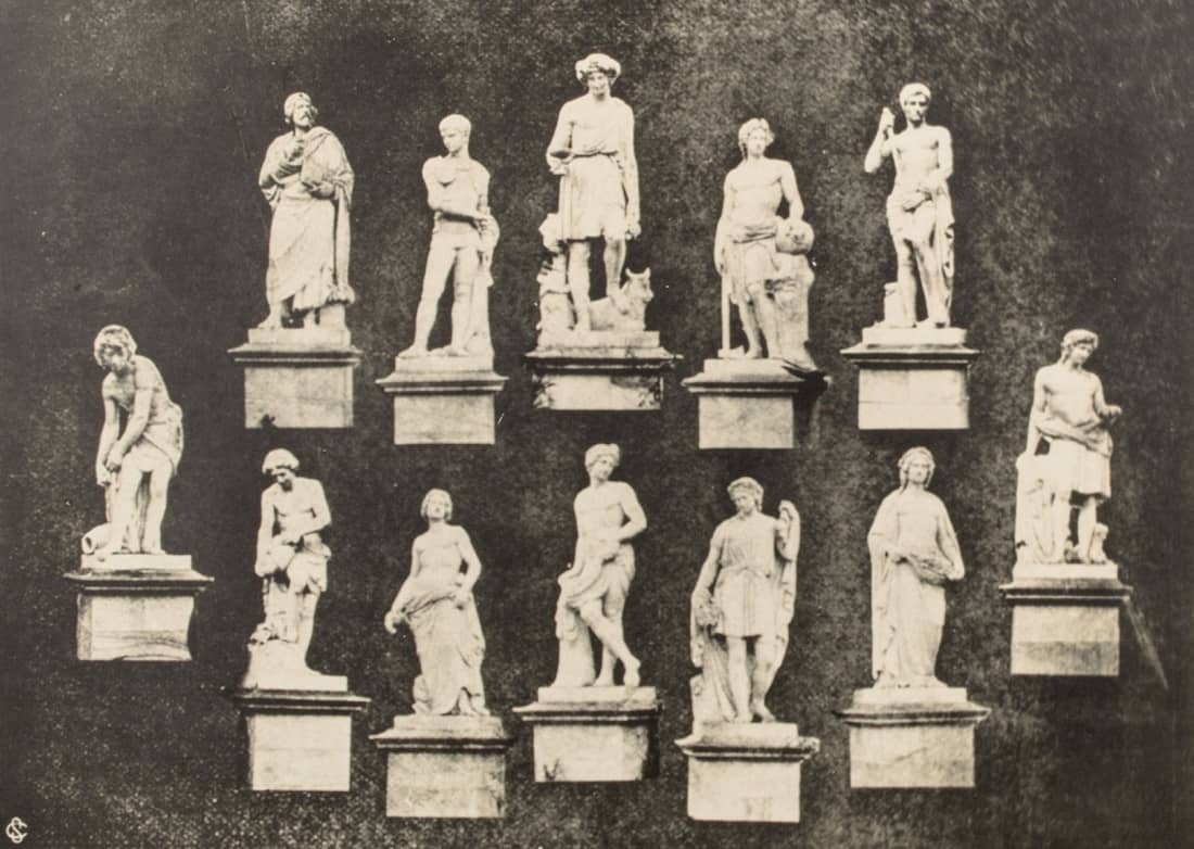 Restored Sculptures and Vases