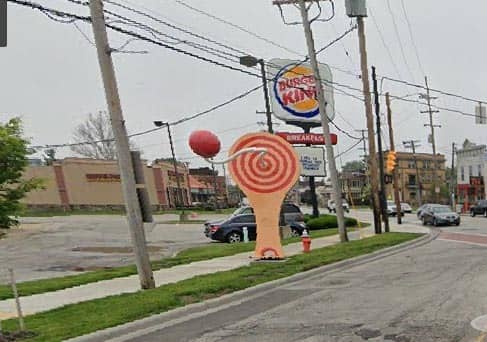 Paddle Ball Sculpture