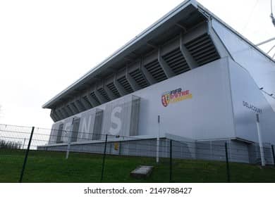 Iconic Red & Yellow Facade