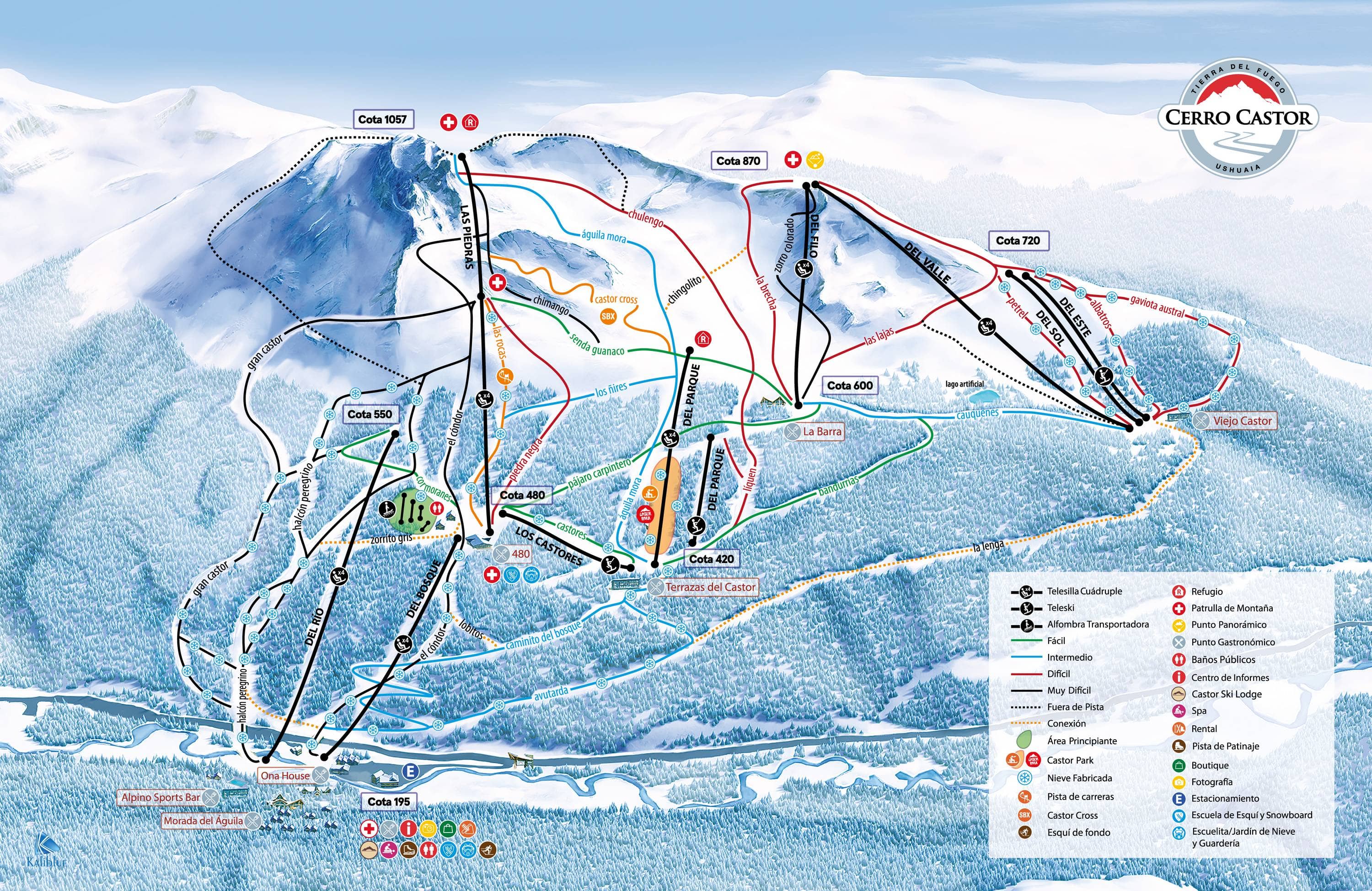 Diverse Ski Runs