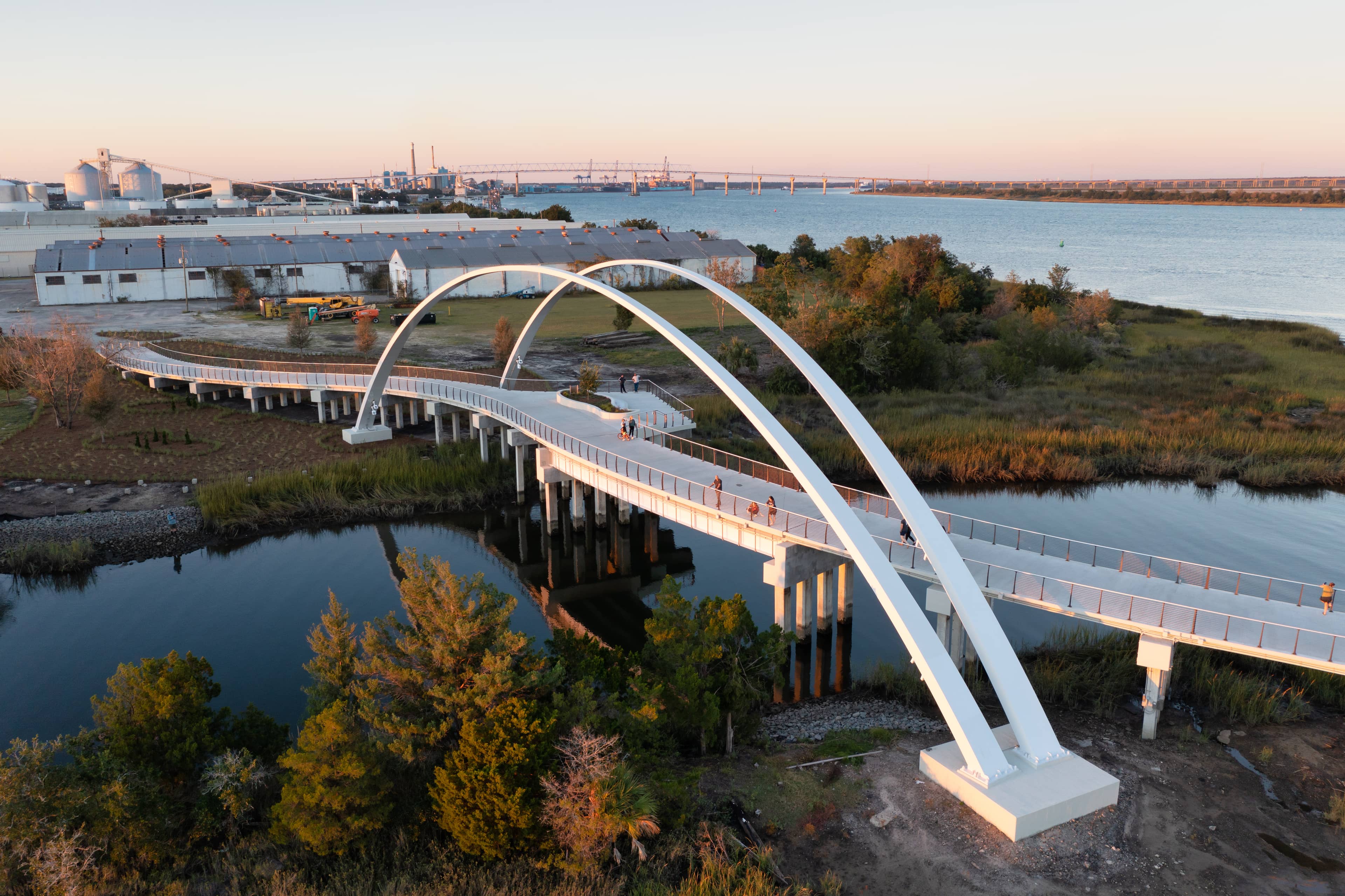 Noisette Creek Pedestrian Bridge