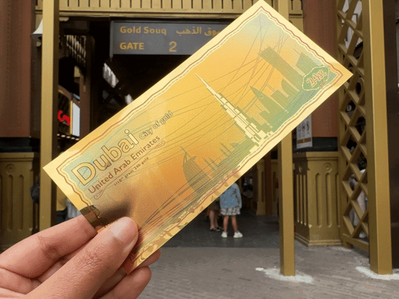 Unique Gold Souvenirs