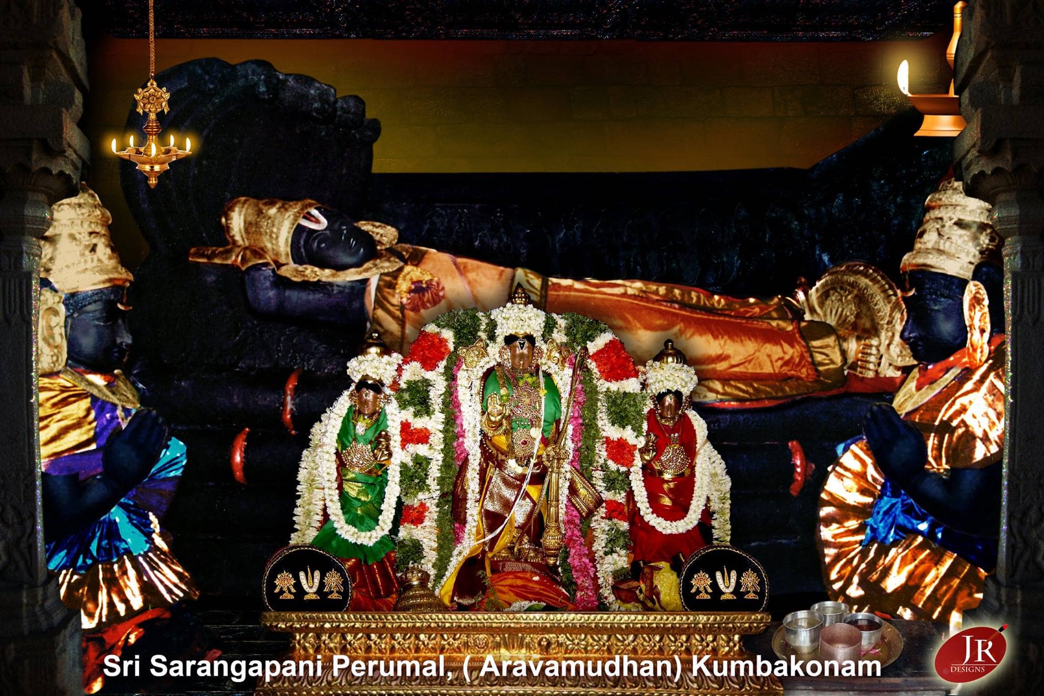 Lord Sarangapani's Reclining Pose