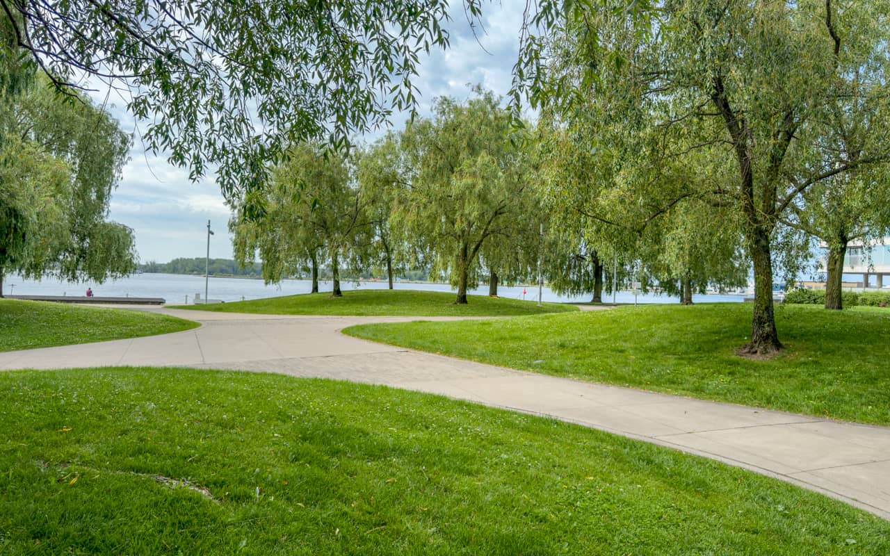 Sloping Lawns