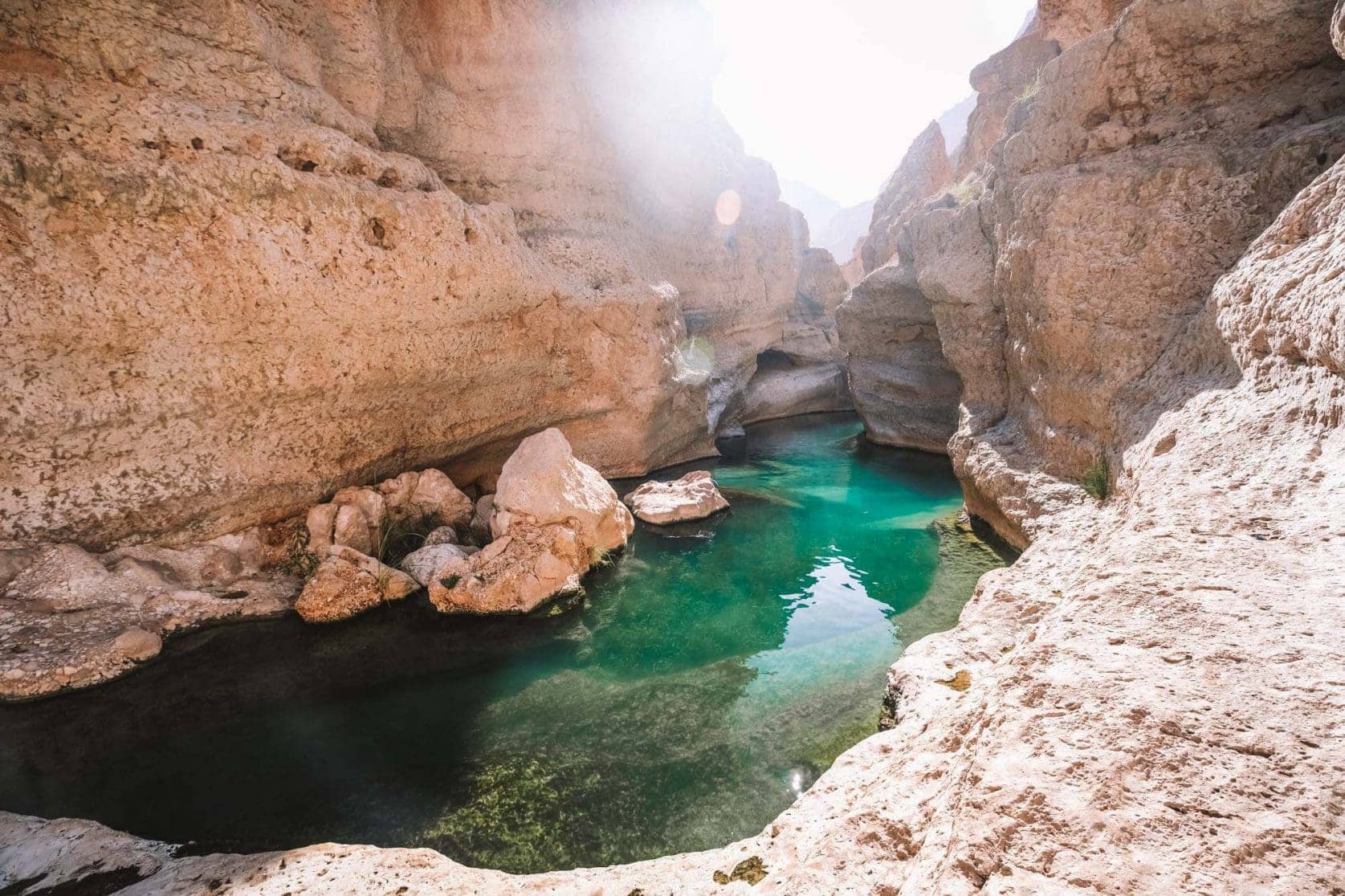 Turquoise Pools and Canyons