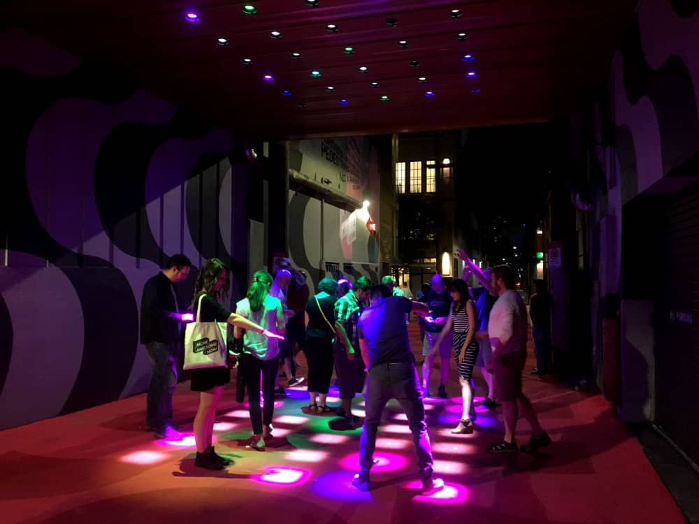 Nighttime Light Installations