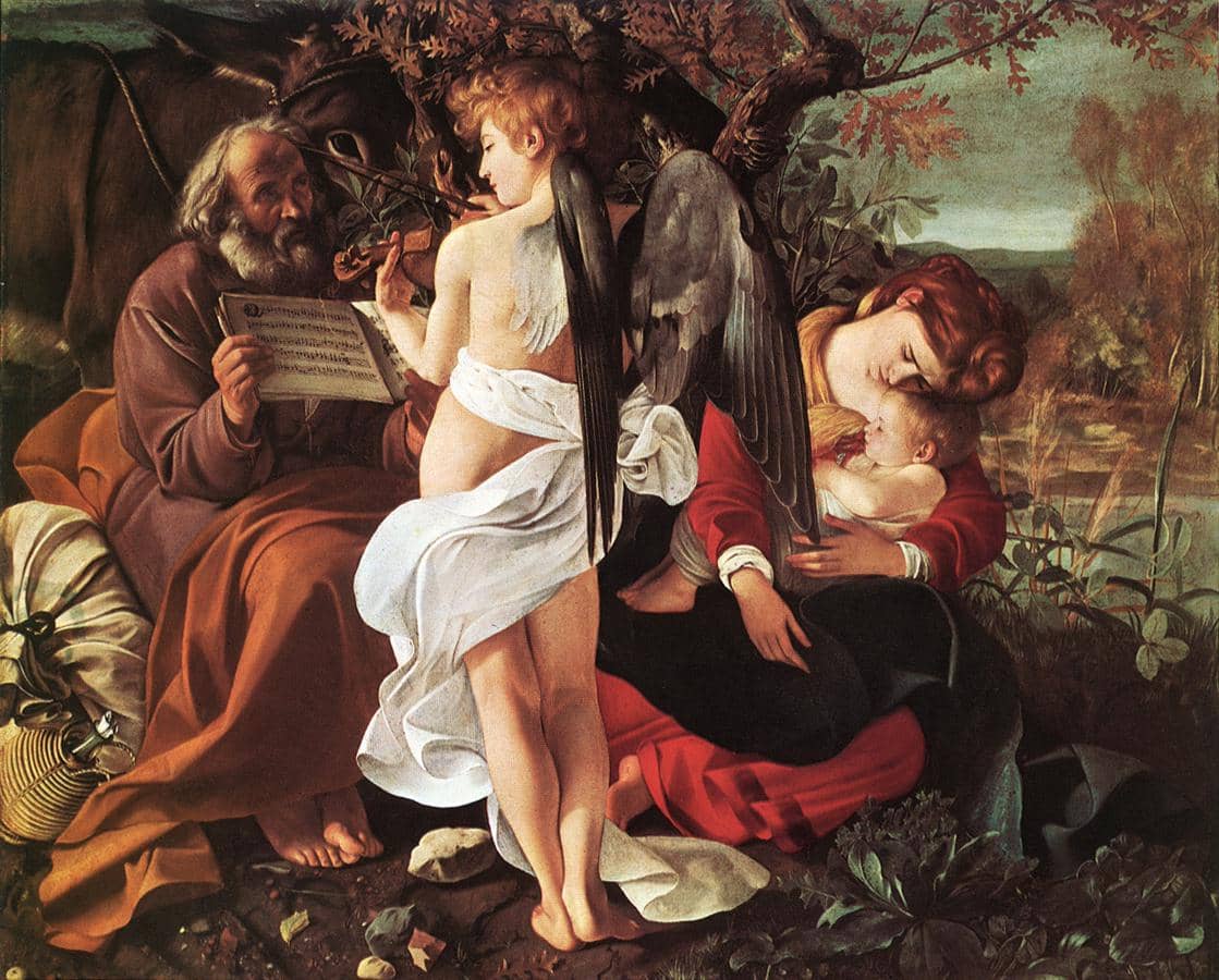 Caravaggio's Rest on the Flight into Egypt