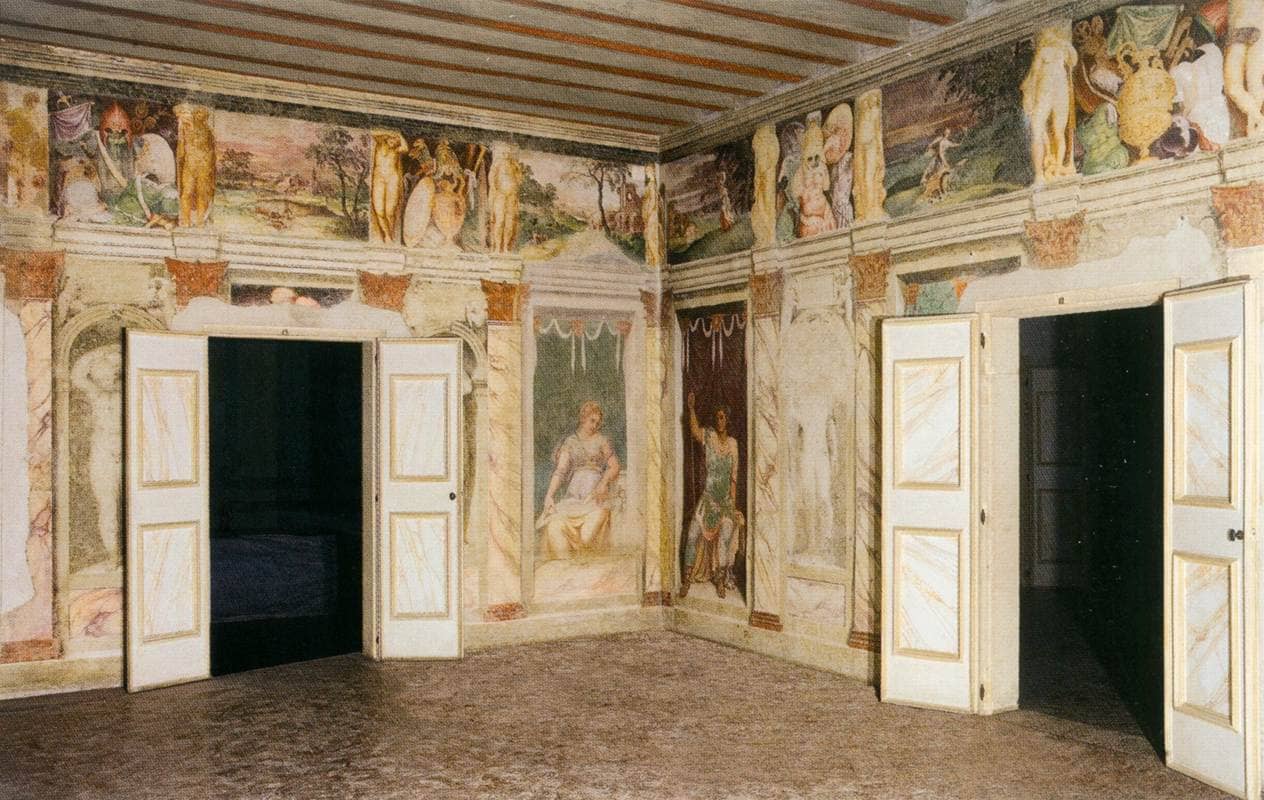 Frescoes by Lambert Sustris