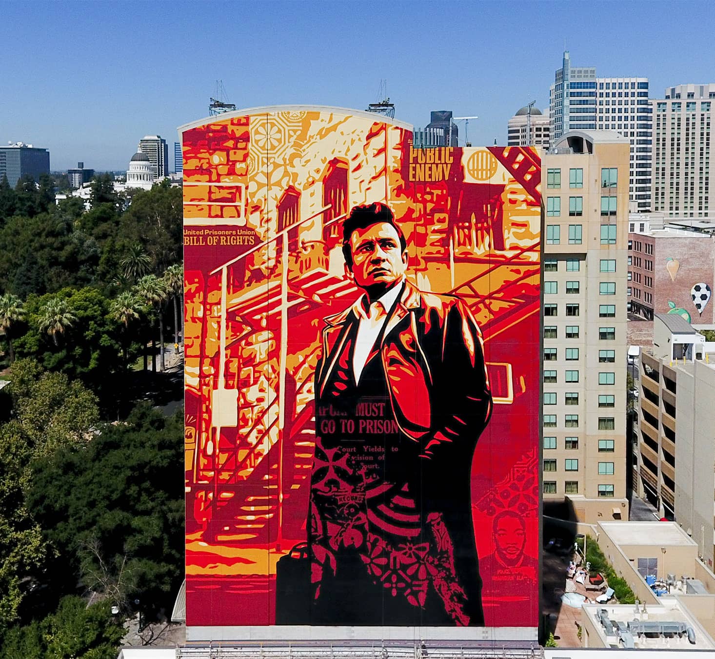 Johnny Cash by Shepard Fairey
