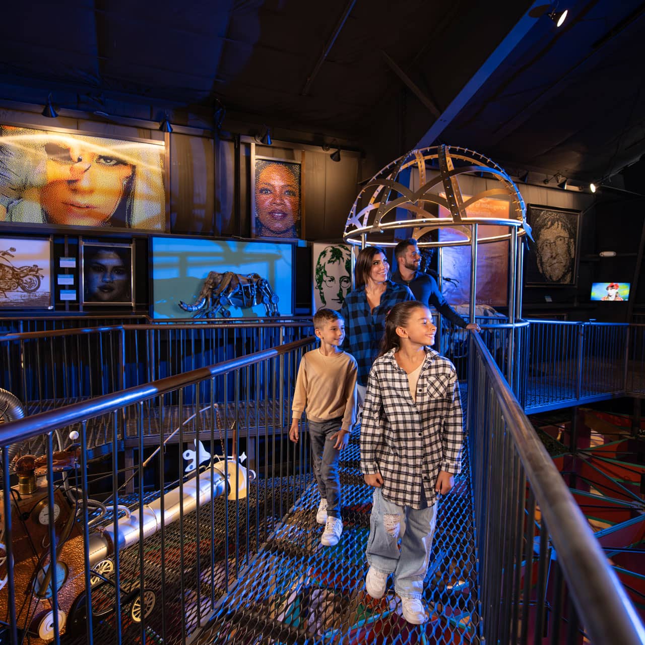 Interactive Exhibits & Secret Passages