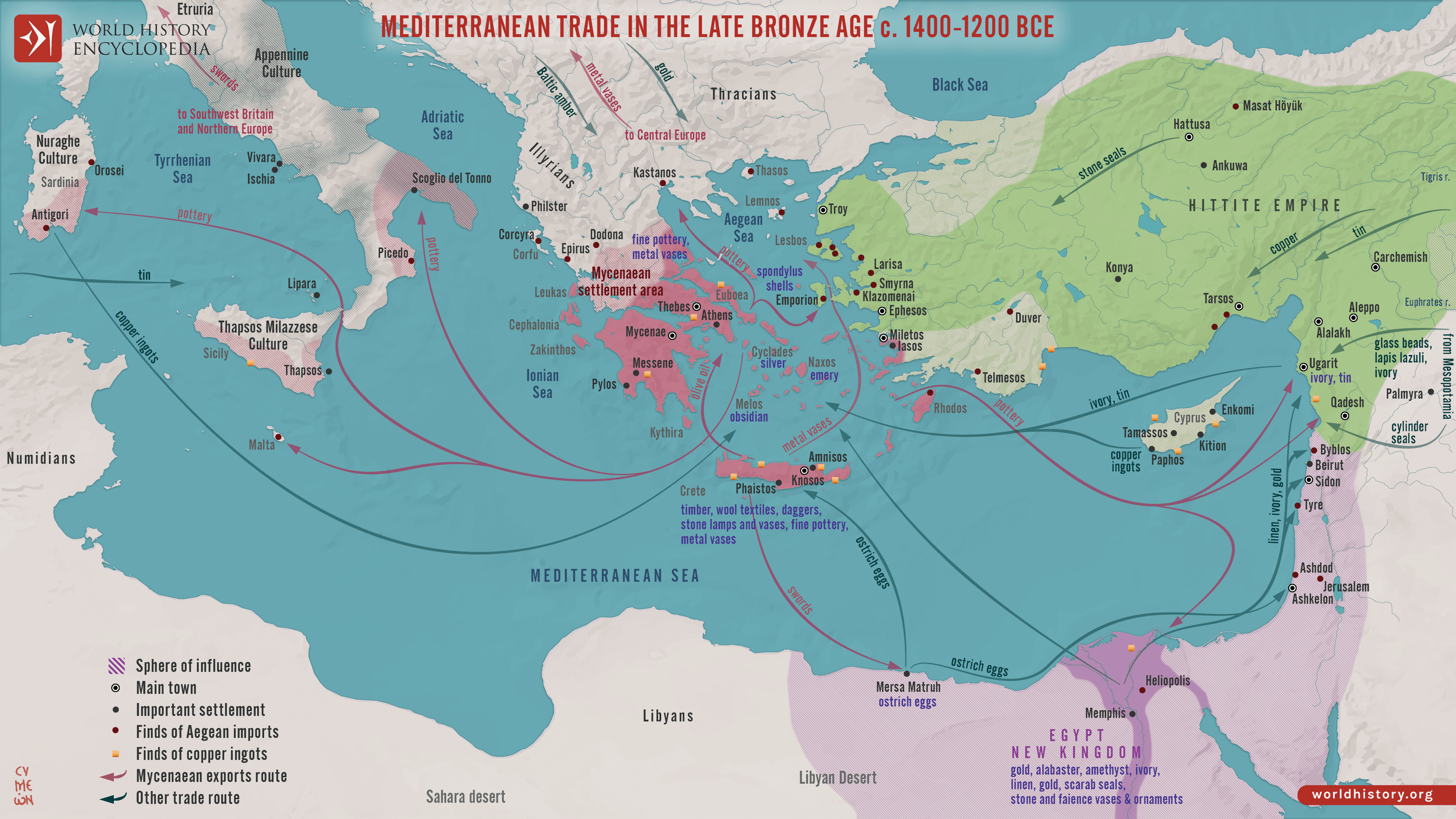 Historic Trading Routes Map