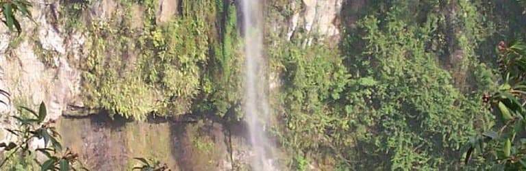 Kali Pancur fall across the ravine