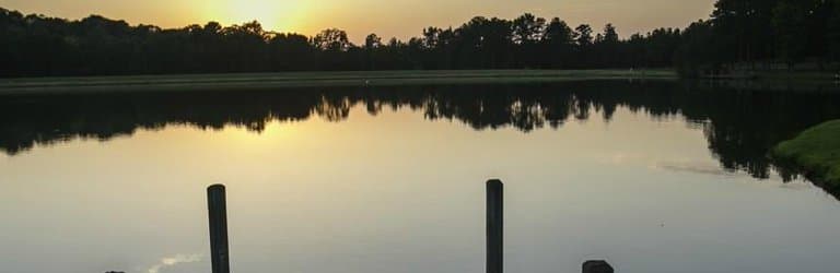 Great sunset on the lake