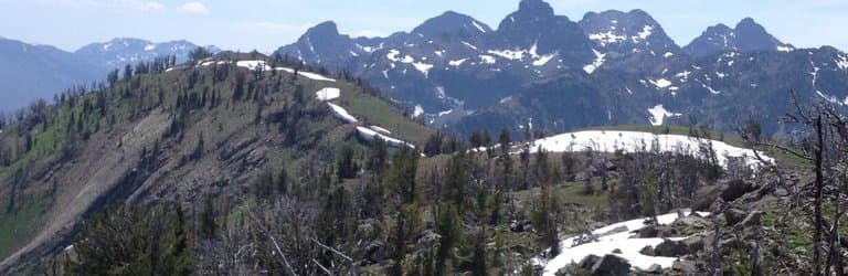 View on trail to ranger station/lookout from Heavens Gate parking lot.