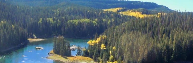 One of the 300 alpine lakes on the Grand Mesa